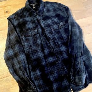 Men’s Forever 21 Blue Plaid Shirt